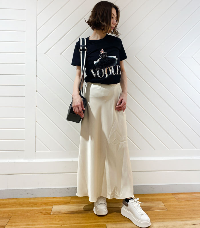 【SALE】【Desert Rose】サテンストレートスカート●TSK-124