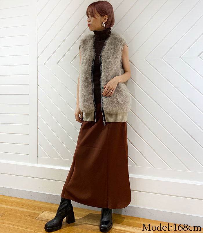 【SALE】【Desert Rose】サテンストレートスカート●TSK-124