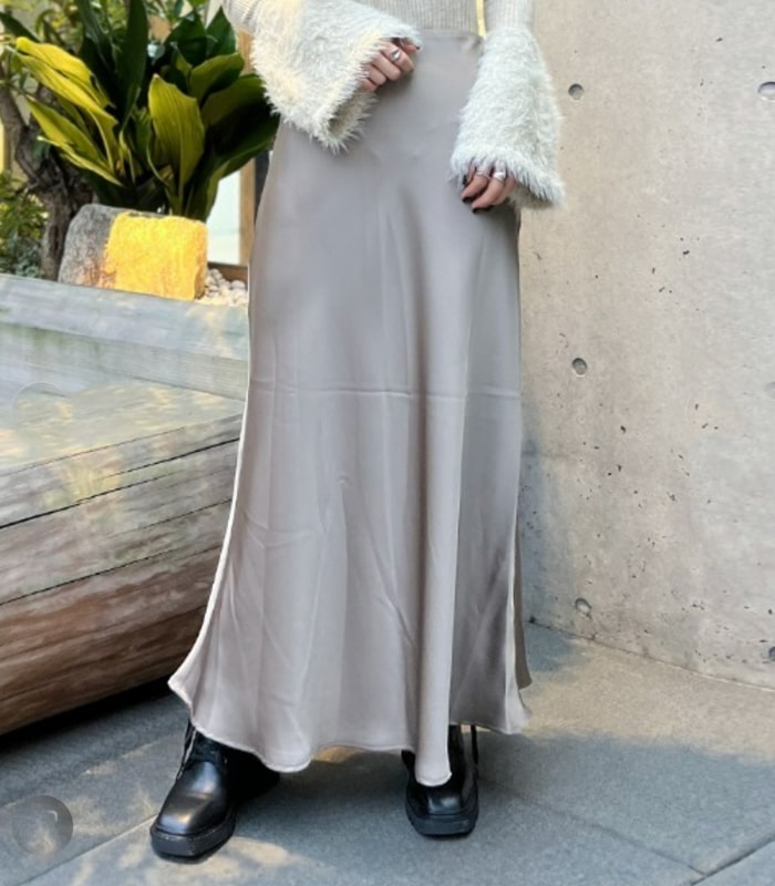 【SALE】【Desert Rose】サテンストレートスカート●TSK-124