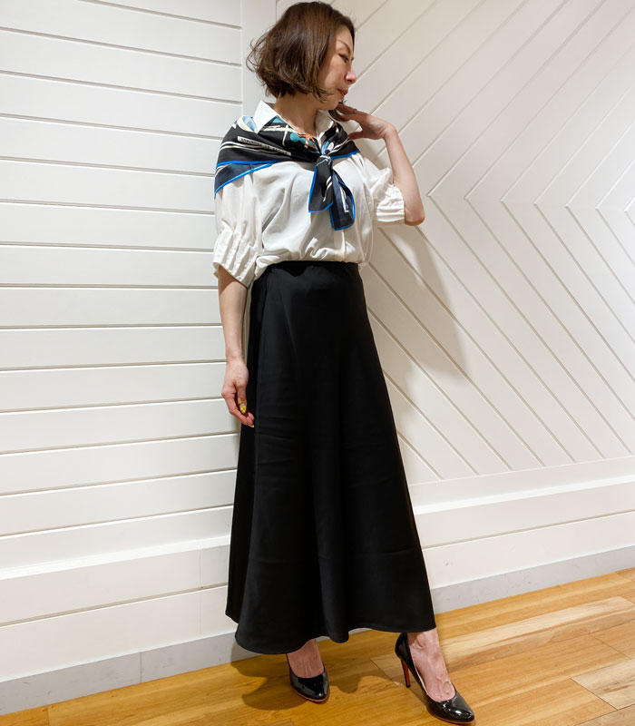 【SALE】【Desert Rose】サテンストレートスカート●TSK-124