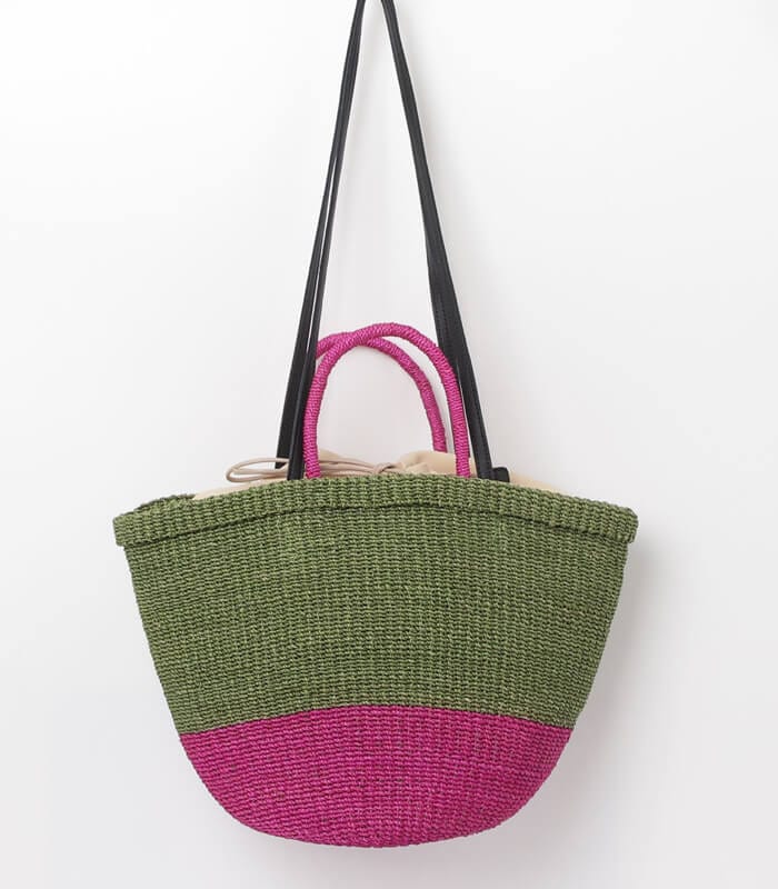 a-jolie】メッセージロゴカゴバッグ(Bonjour)SIM25-SS03 | BAG