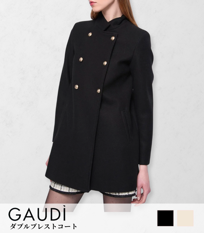 【GAUDI】ダブルブレストコート★IT521BD35018