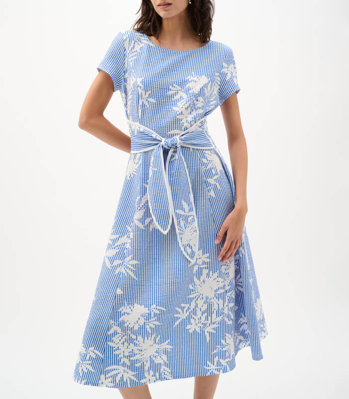 Joseph Ribkoff】花柄フィット＆フレアドレス☆IT262191 | WEAR