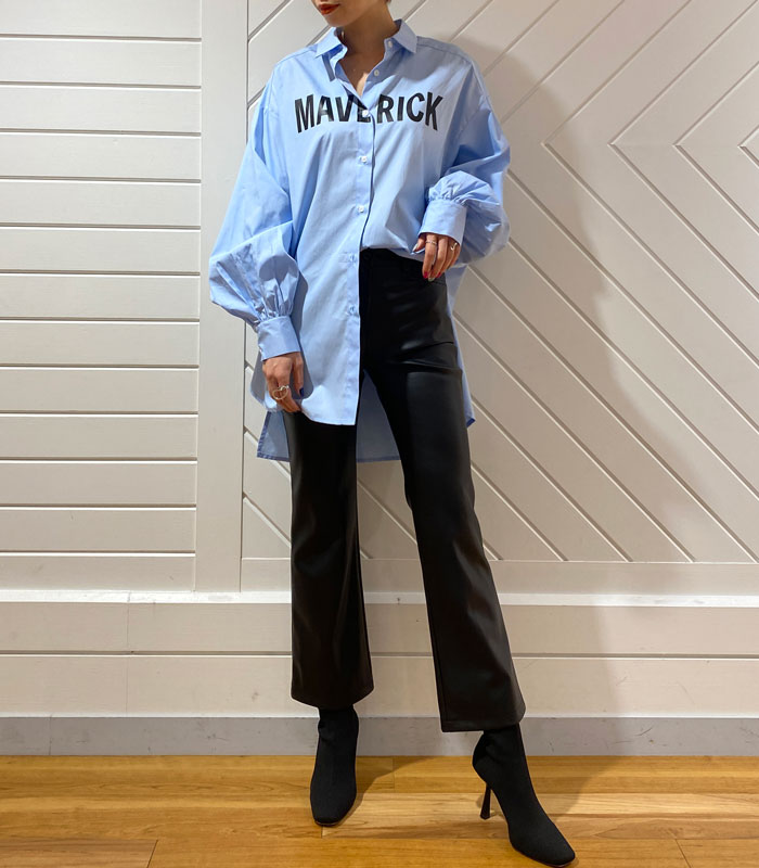 SALE】【MAISON MAVERICK PRESENTS】ロゴレタリングシャツ○MM2243 