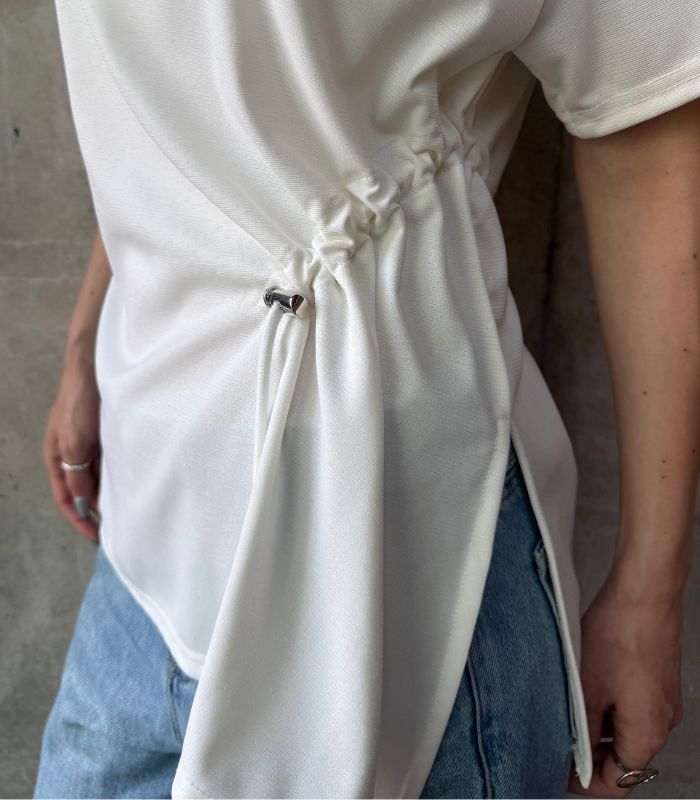 【SALE】【DESERT ROSE】ウエスト絞りTシャツ●☆BDCS-60