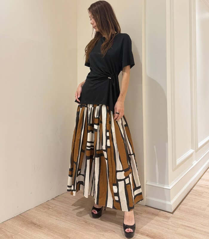 【SALE】【DESERT ROSE】ウエスト絞りTシャツ●☆BDCS-60