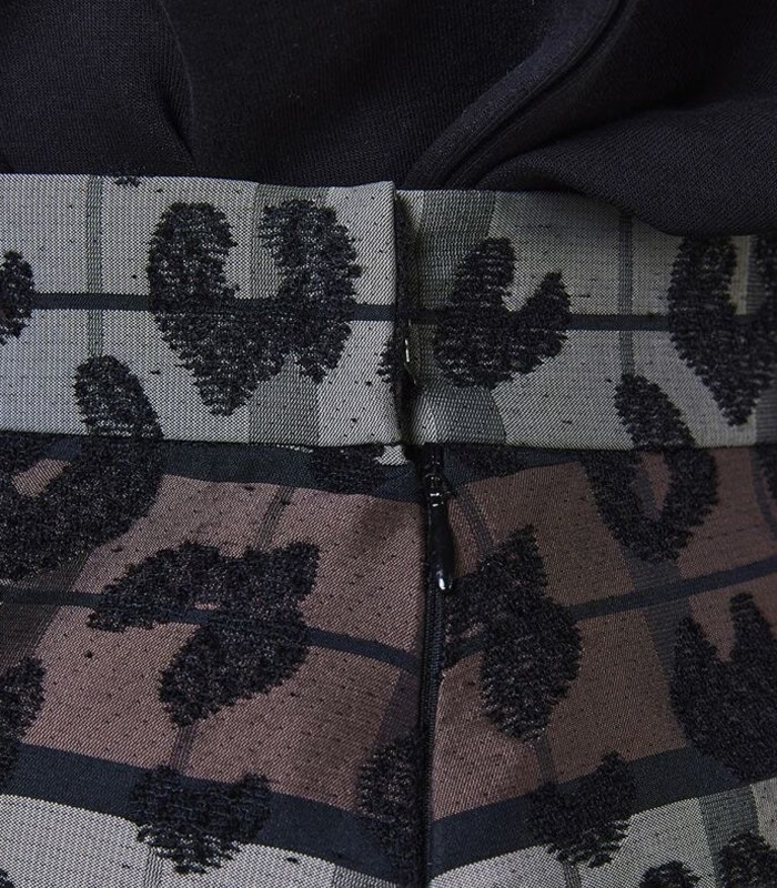 【DOUBLE STANDARD CLOTHING 】ヒョウ柄ボーダースカート★☆0202-450-253