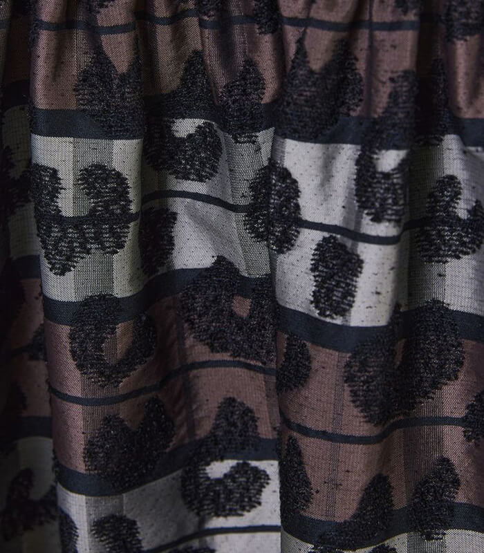 【DOUBLE STANDARD CLOTHING 】ヒョウ柄ボーダースカート★☆0202-450-253