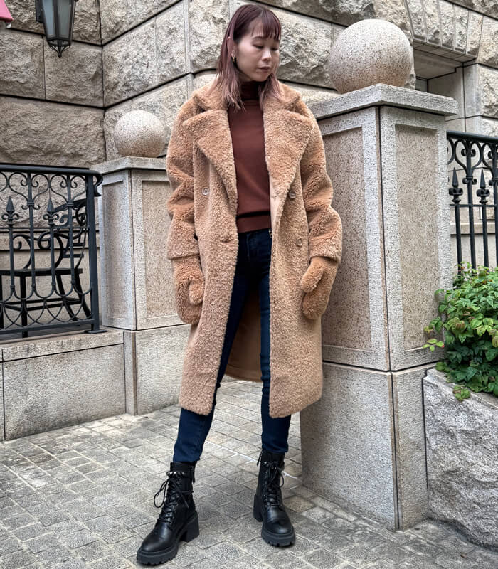 【Rinascimento】テディボアロングコート★☆ITRIN122221