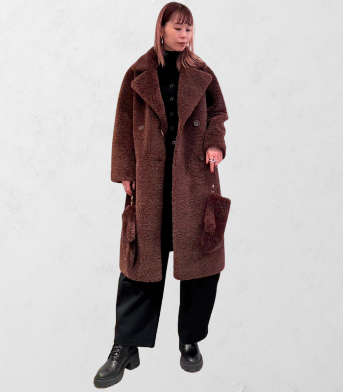 【Rinascimento】テディボアロングコート★☆ITRIN122221