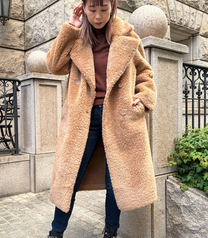 【Rinascimento】テディボアロングコート★☆ITRIN122221