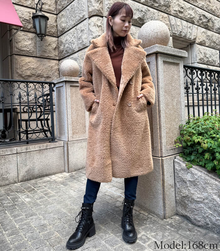 【Rinascimento】テディボアロングコート★☆ITRIN122221