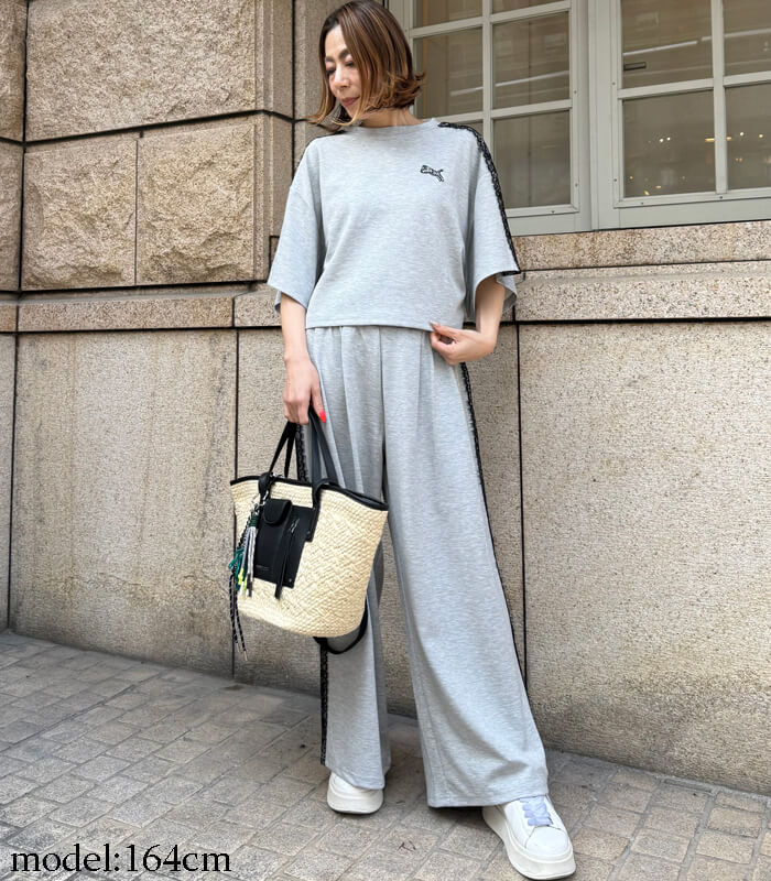 【TRANOI.】TORAレースラインワイドTOPS★☆26-0161