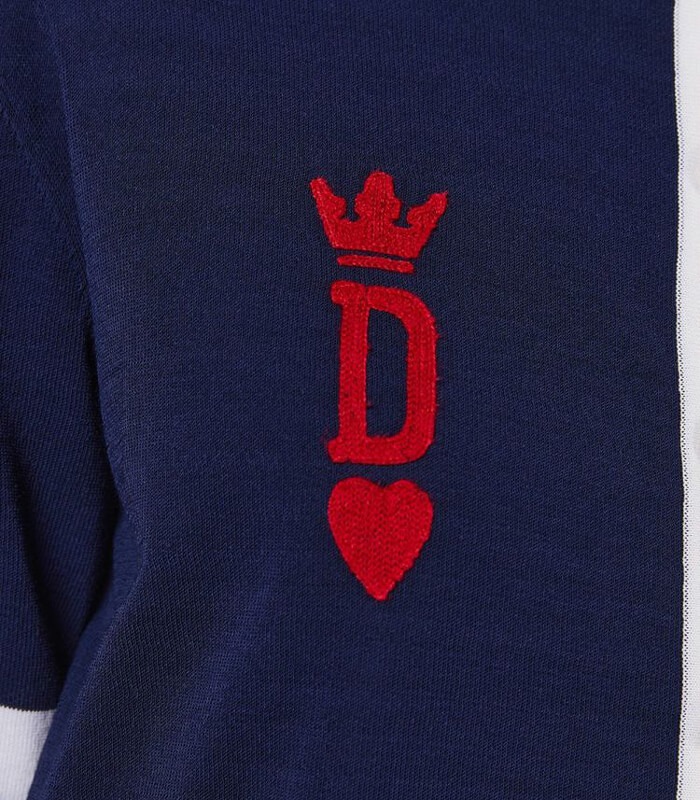 DOUBLE STANDARD CLOTHING 】コイルヤーン ベアロゴカーディガン