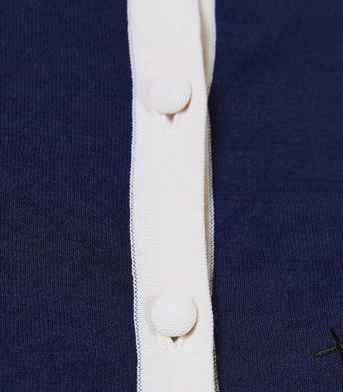 【DOUBLE STANDARD CLOTHING 】コイルヤーン ベアロゴカーディガン★0209-470-253