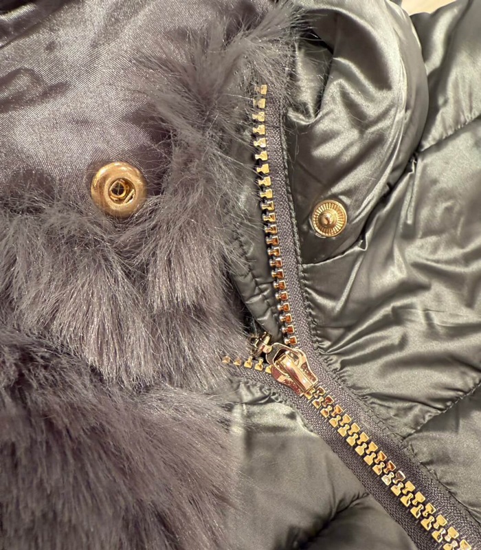 【GAUDI】ファーカラーポイントナイロンパファーコート★☆IT521BD35004