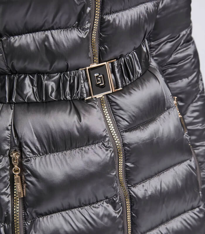 【GAUDI】ファーカラーポイントナイロンパファーコート★☆IT521BD35004