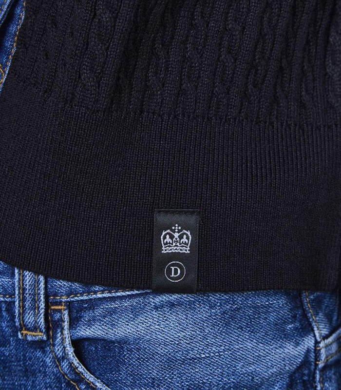 【DOUBLE STANDARD CLOTHING 】ドッキングデニムニット★☆0209-540-253