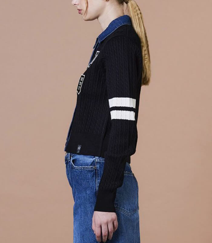 DOUBLE STANDARD CLOTHING ニットドッキングデニム DOUBLE STANDARD CLOTHING ジーンズ デニム デニムパンツ ニット