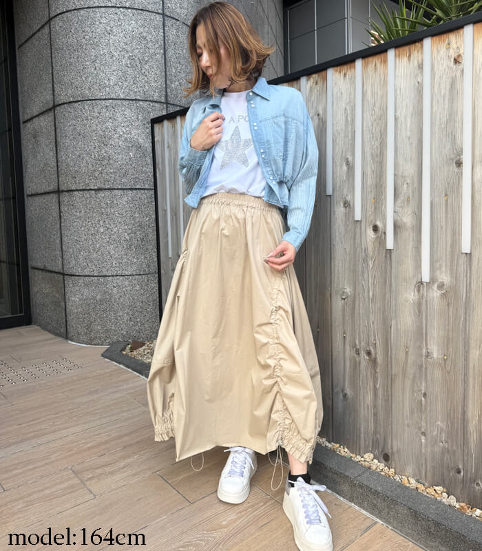【FLY GIRL】ラインストーンスターTシャツ★IT11000-25