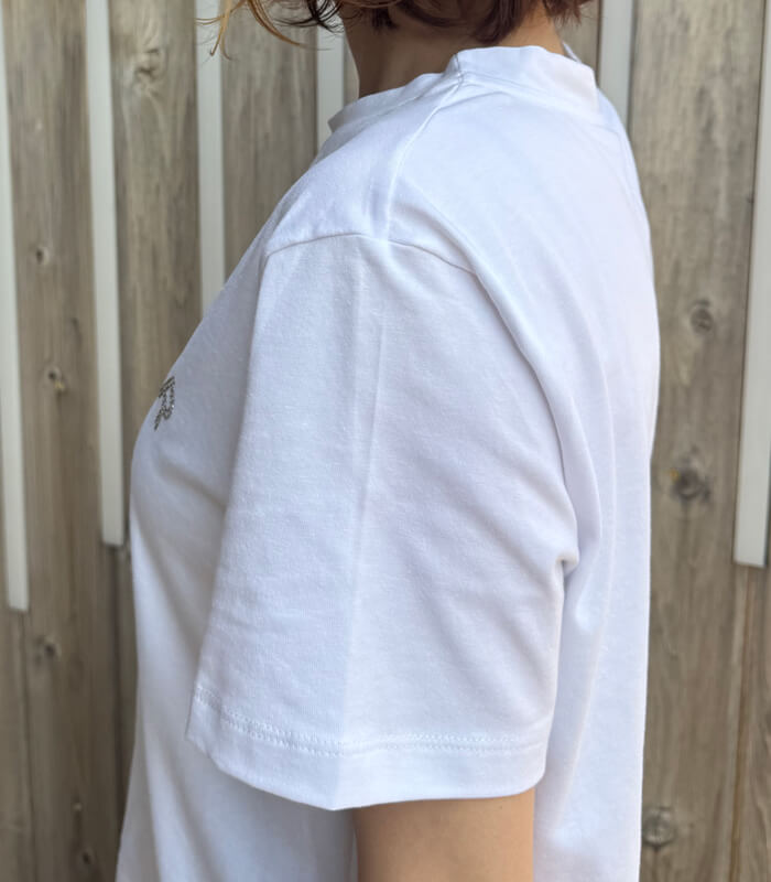 【FLY GIRL】ラインストーンスターTシャツ★IT11000-25