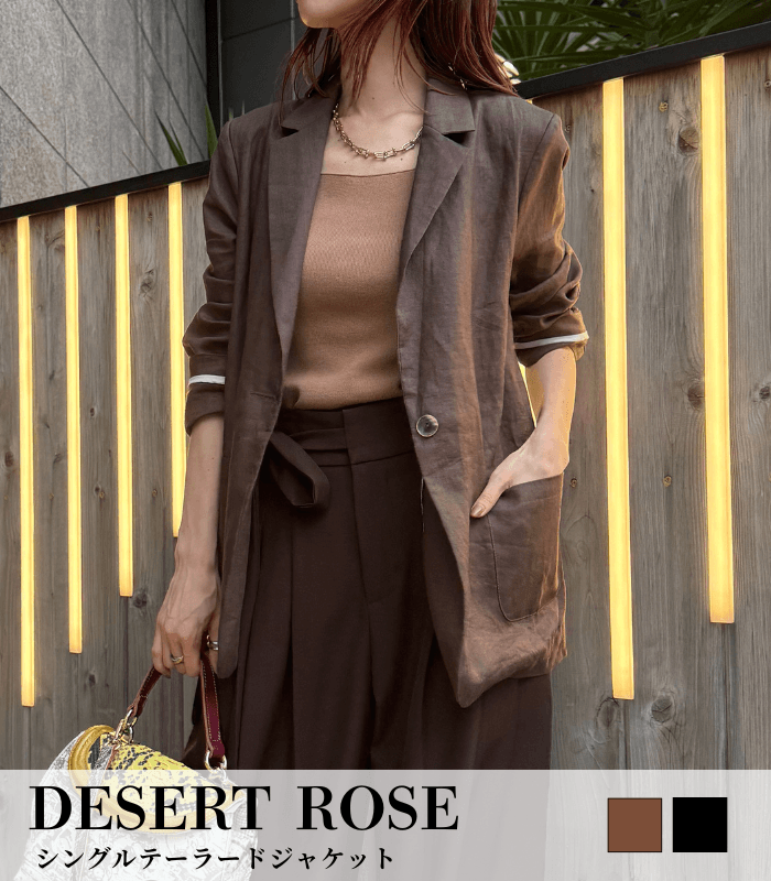 【DESERT ROSE】シングルテーラードジャケット★☆DSJK-9