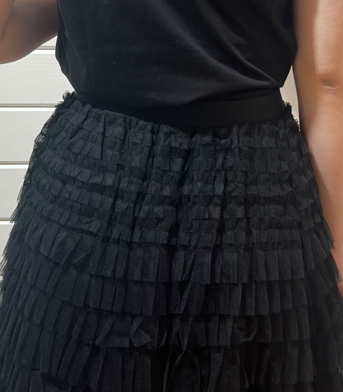 チュールフリルスカート★☆TSK-129-A チュールフリルスカートTSK-129▽