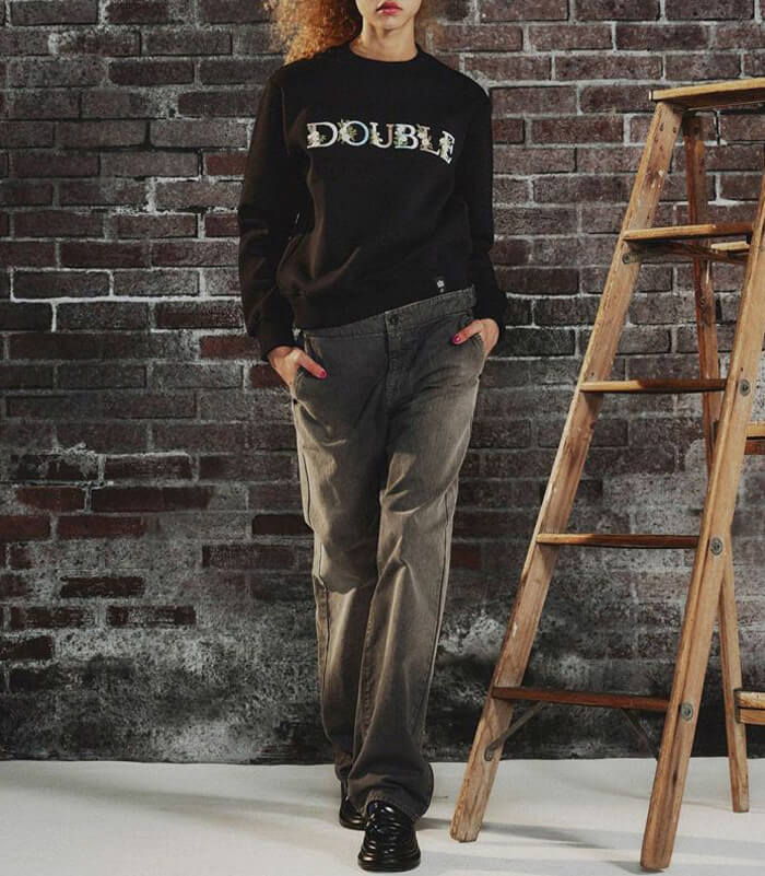 【DOUBLE STANDARD CLOTHING】ダンボールロゴニット★☆0208-440-253