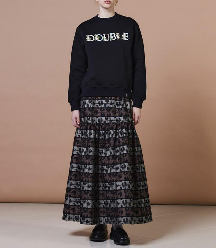 【DOUBLE STANDARD CLOTHING】ダンボールロゴニット★☆0208-440-253