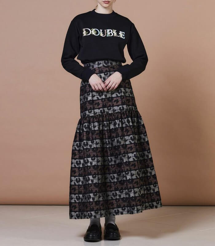 【DOUBLE STANDARD CLOTHING】ダンボールロゴニット★☆0208-440-253