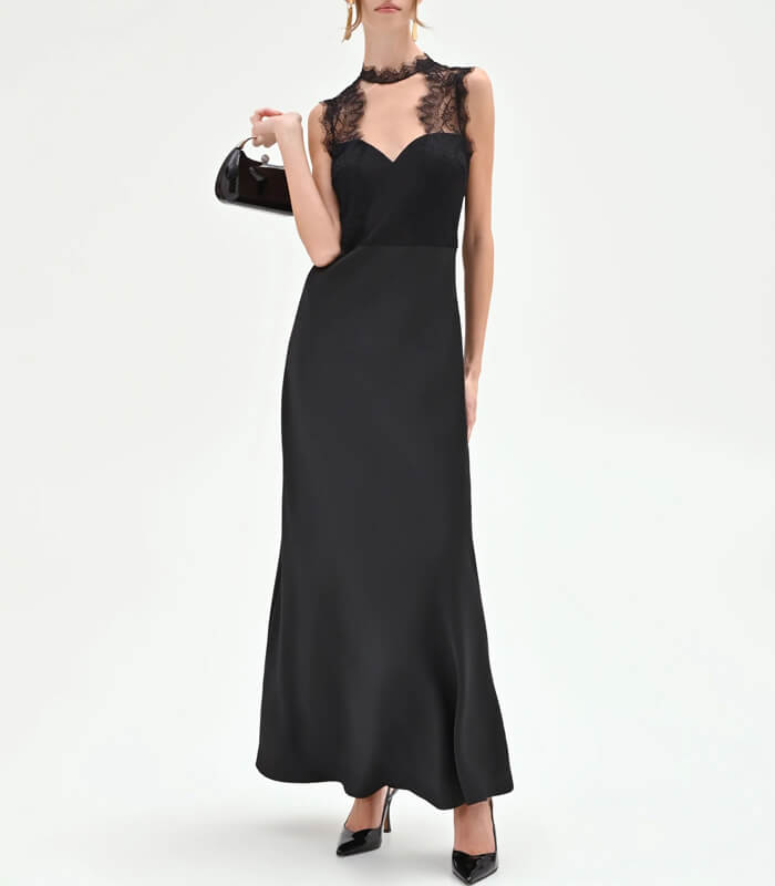 【RINASCIMENTO】レースビスチェマキシドレス★ITRIN127526