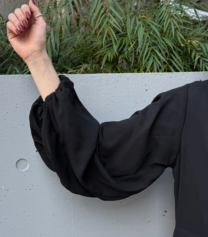 【GALENA】チュール切替ロングカーディガン★☆70050-3119