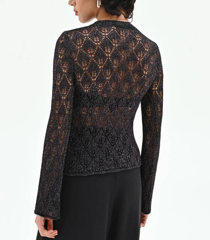 【RINASCIMENTO】ルレックスオープンニットトップ★☆ITRIN12203