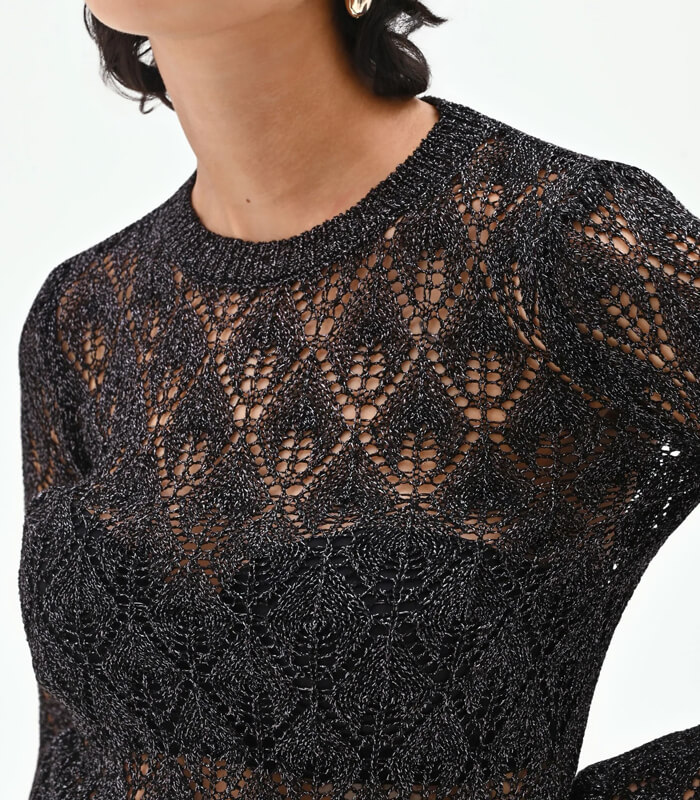 【RINASCIMENTO】ルレックスオープンニットトップ★☆ITRIN12203