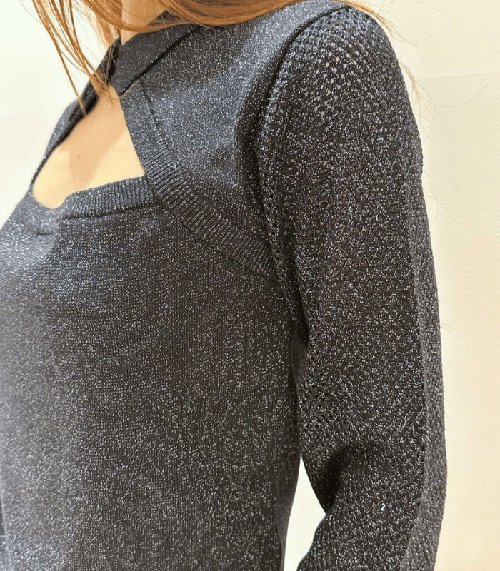 【SALE】【GAUDI】ポロカラーレックスヤーンニット●IT521BD53053