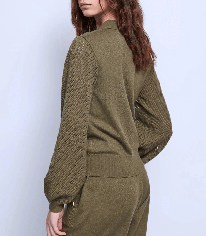 【SALE】【GAUDI】ポロカラーレックスヤーンニット●IT521BD53053