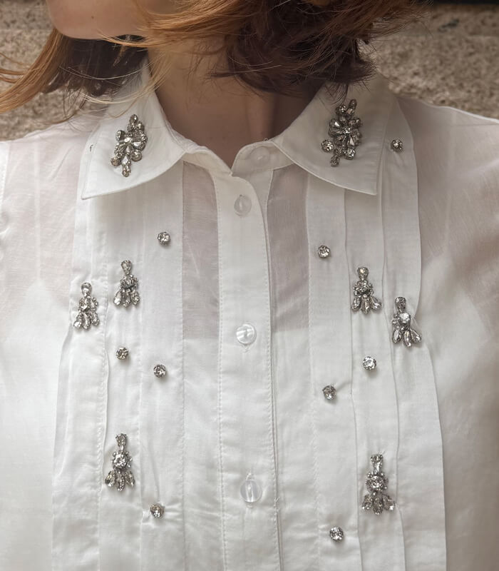 【SALE】【GAUDI】ビジューポイントノースリシャツ■IT611FD45041