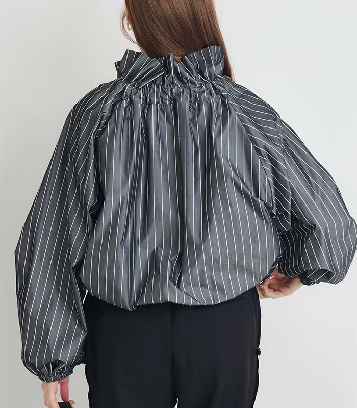 【PICCIN】ピンストライプザビエルブラウス★☆165000