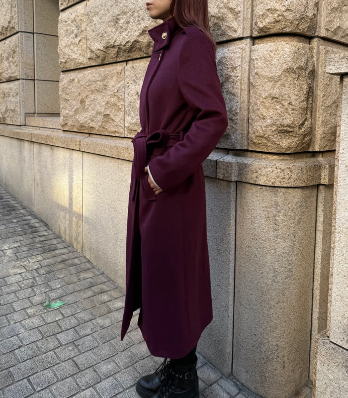 SALE】【Rinascimento】スタンドネックロングコート□ITRIN126775