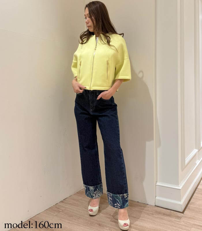 【RINASCIMENTO】ブライトクロップドジャケット★ITRIN128007