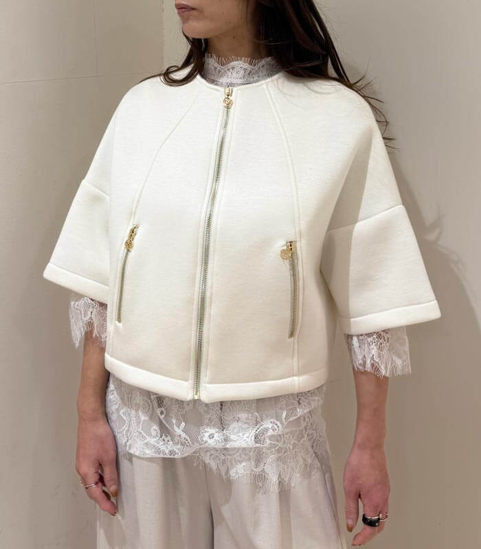 【RINASCIMENTO】ブライトクロップドジャケット★ITRIN128007