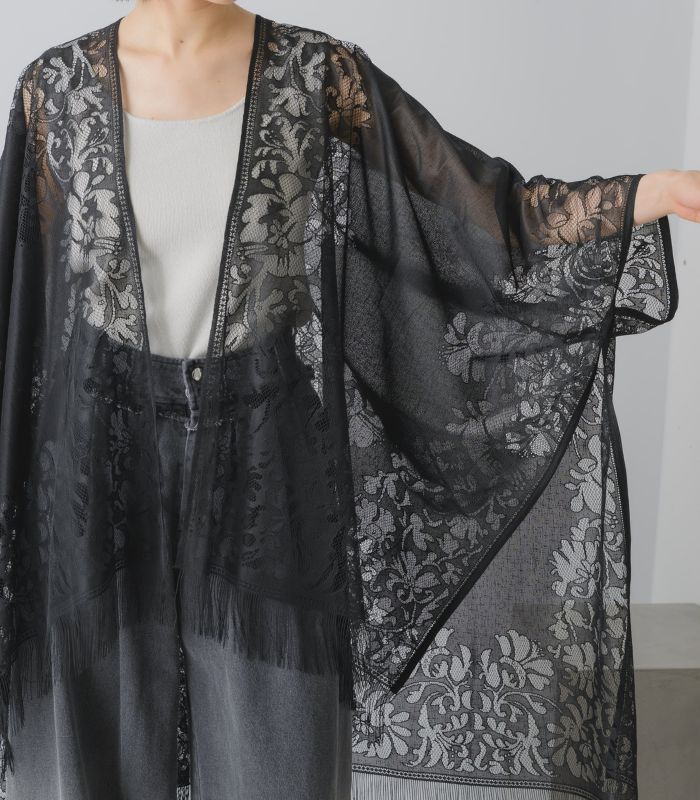 GALENA】レースポンチョカーディガン70060-3121 | WEAR,アウター