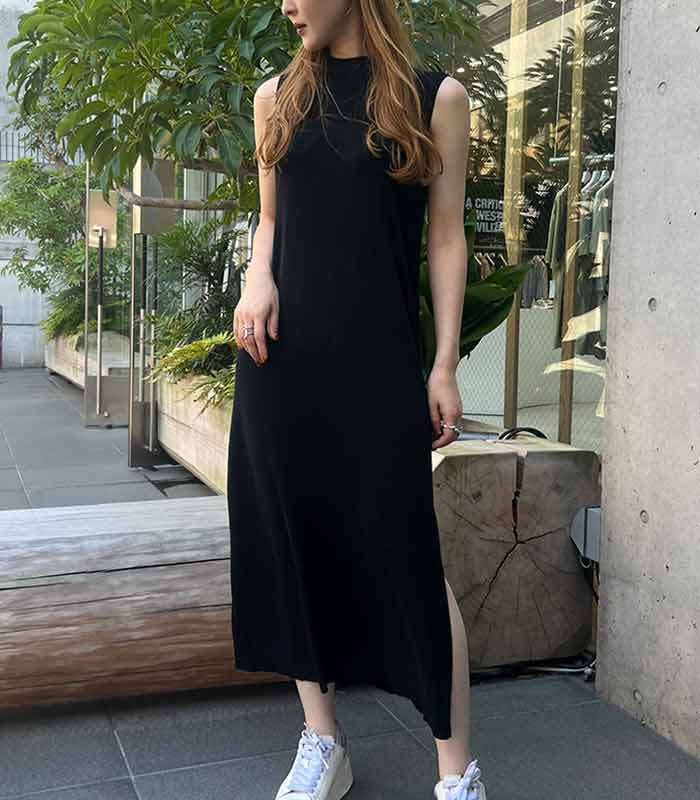 【SALE】【DESERT ROSE】ノースリーブニットワンピース●TOP-64