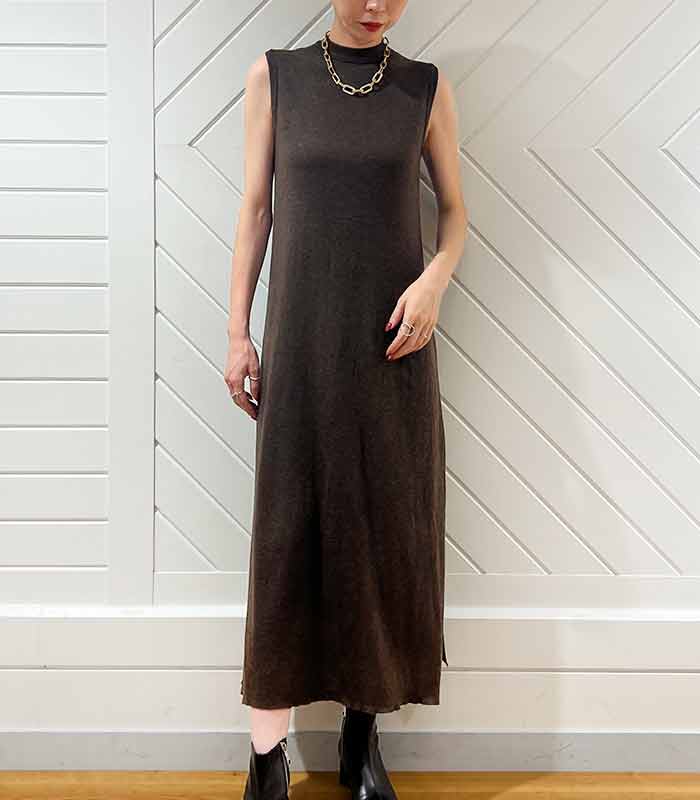 【SALE】【DESERT ROSE】ノースリーブニットワンピース●TOP-64