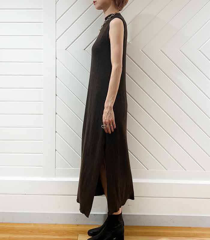 【SALE】【DESERT ROSE】ノースリーブニットワンピース●TOP-64