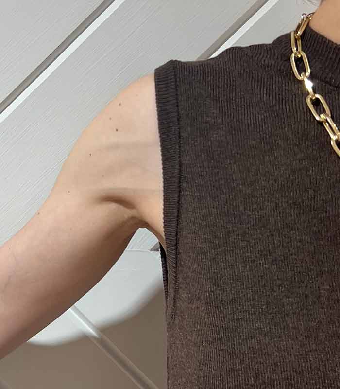 【SALE】【DESERT ROSE】ノースリーブニットワンピース●TOP-64