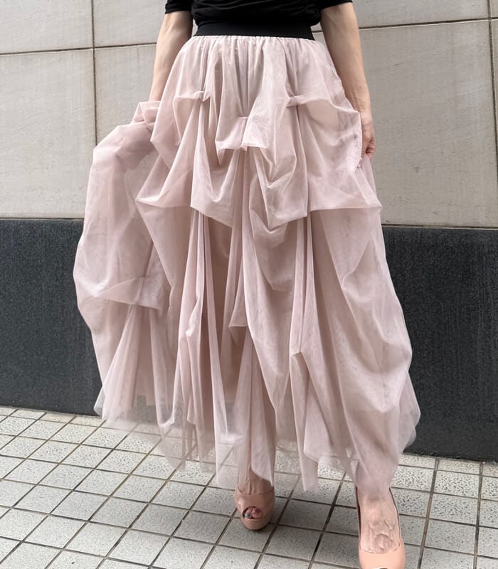DOS DIOSAS】タックボリュームチュールスカートD8360 | WEAR