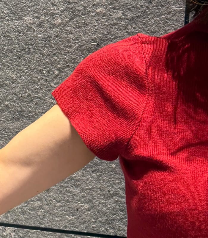 【DESERT ROSE】ハイネックフィットニットトップス★☆DSKT-16