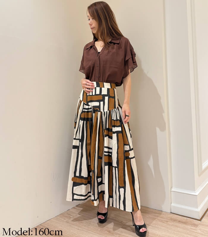 【Desert Rose】幾何学柄スカート★☆BDSK-25