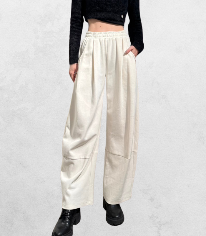 【LUGIVA】ポンチワイドカービーパンツ★☆102409